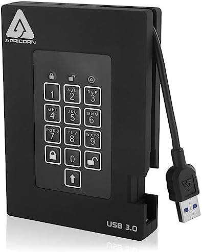 Aegis Fortress 2TB USB 3.0 External Hard Drive, Black|B00NTQGZNS