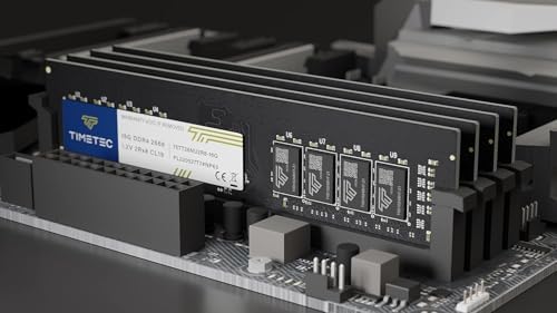 Timetec 32GB KIT(2x16GB) DDR4 2666MHz PC4-21300 Non-ECC Unbuffered 1.2V CL19 2Rx8 Dual Rank 288 Pin UDIMM Desktop Memory RAM Module Upgrade (32GB KIT(2x16GB))|B07CQ8FJXB