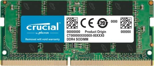 Crucial 8GB DDR4 RAM 3200MHz (PC4-25600), Downclockable to 2933/2666MHz Laptop Memory, SODIMM 260-Pin CL22, Compatible with 13th Gen Intel Core and AMD Ryzen 7000 - CT8G4SFRA32A|B08C4Z69LN