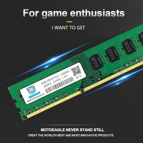 [32GB DDR3L RAM] DDR3L-1600 UDIMM 32GB Kit (4x8GB) 2Rx8 PC3L-12800U 8GB PC3-12800 DDR3-1600MHz 240 Pin DIMM Non ECC Unbuffered 1.35V/1.5V CL11 Dual Rank Desktop Memory Ram