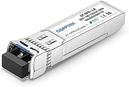 10G LR SFP+ Module, 10GBASE-LR Gigabit Ethernet Optic Transceiver, 10GbE Network MINI GBIC, SMF 1310nm 10km DDM LC Single-Mode for Cisco SFP-10G-LR, Mikrotik S-31DLC20D and Other Open Switch|B07QXP6YW5