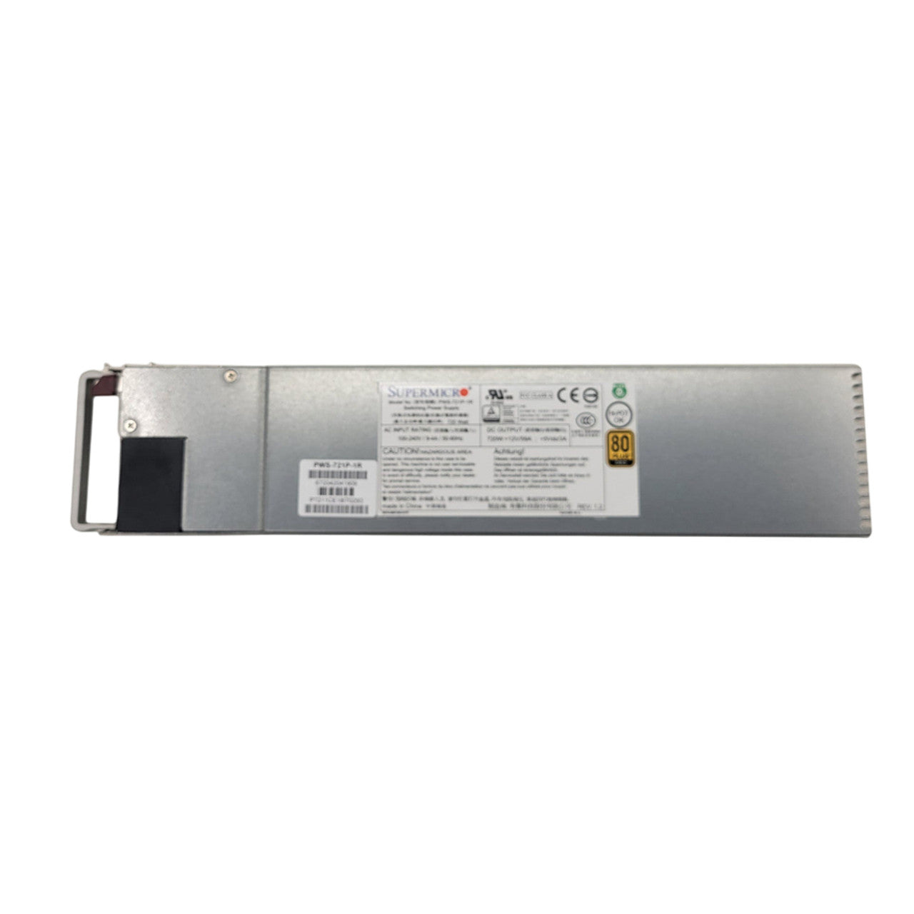 SuperMicro - PWS-721P-1R - 720W 80+ Gold Hot-Swap Power Supply - PSU for Server Systems - (PWS-721P-1R)