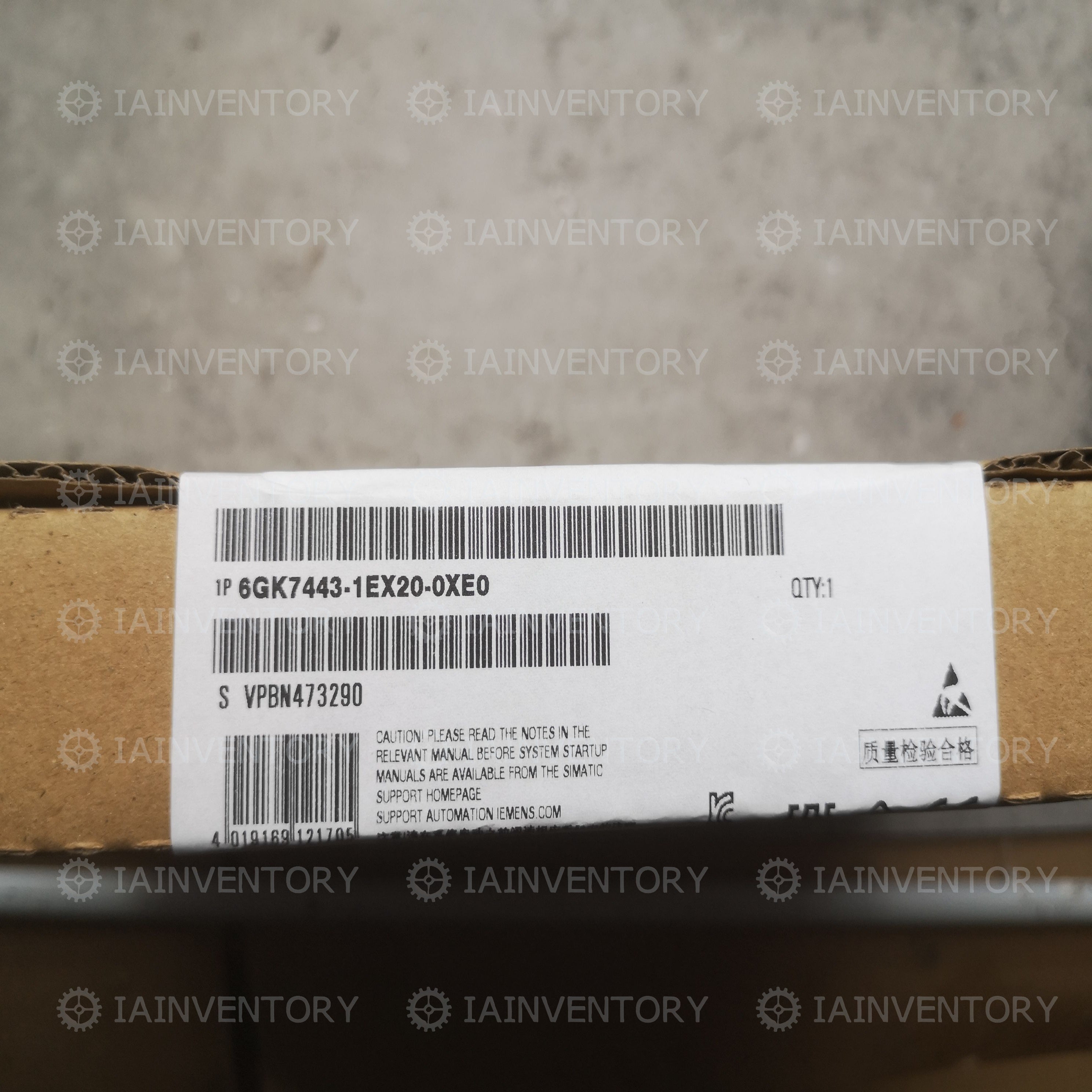 SIEMENS 6GK7443-1EX20-0XE0 Communication Processor 6GK7 443-1EX20-0XE0