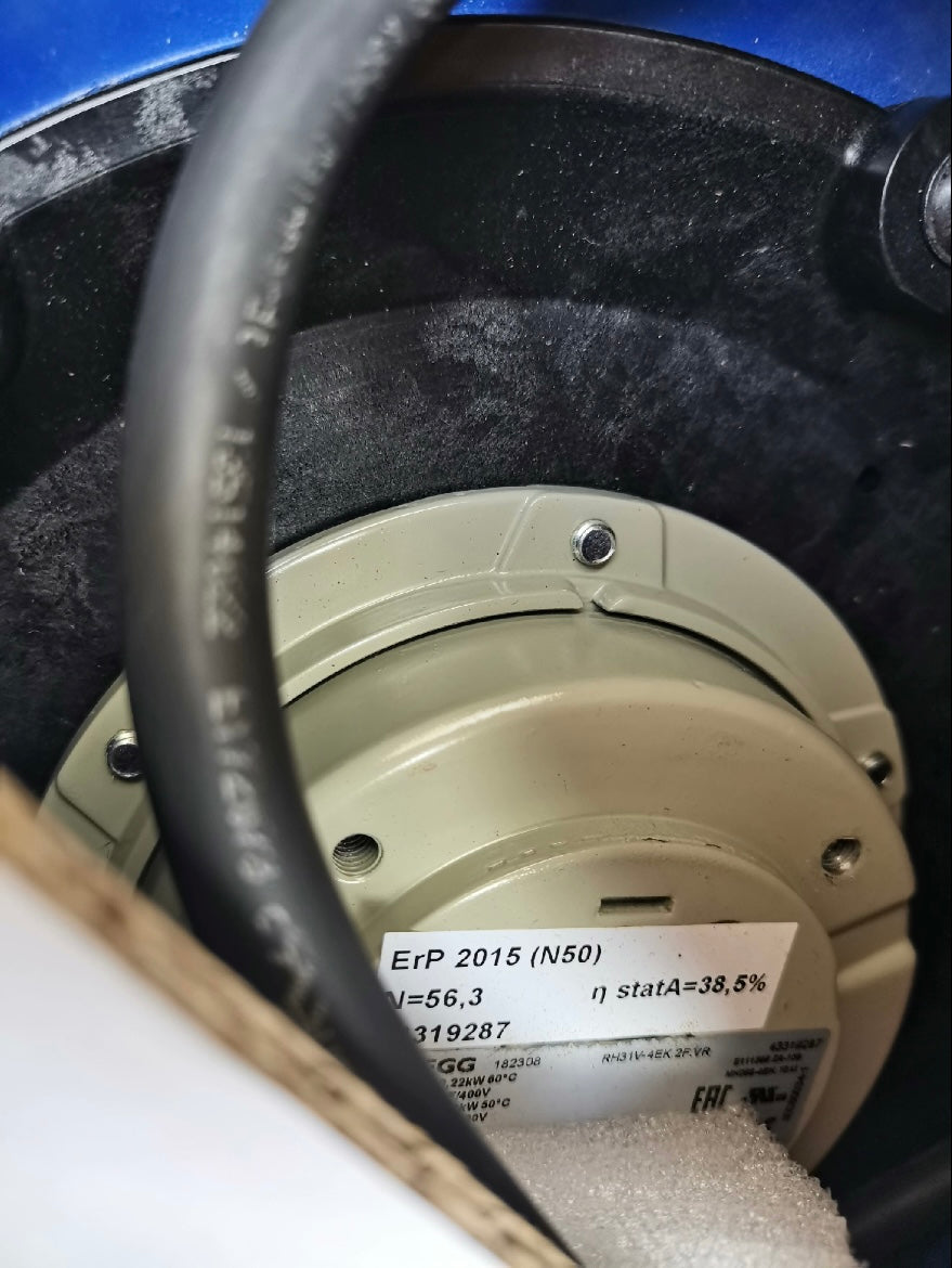 RH31V-4EK.2F.VR ZIEHL-ABEGG centrifugal fan 4.10 kW 5.6/5.2 A