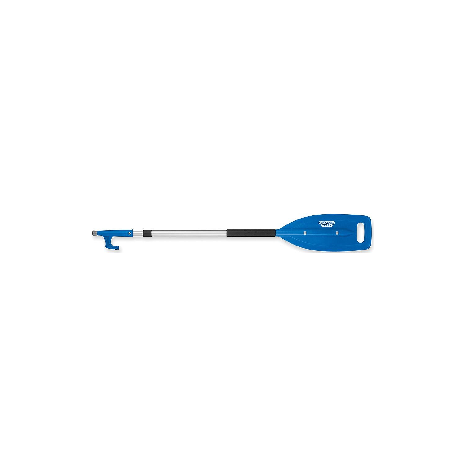 TRAC Outdoors 50471 Crooked Creek C11560 Blue 48" to 72" Telescoping Paddle Boat, Hook
