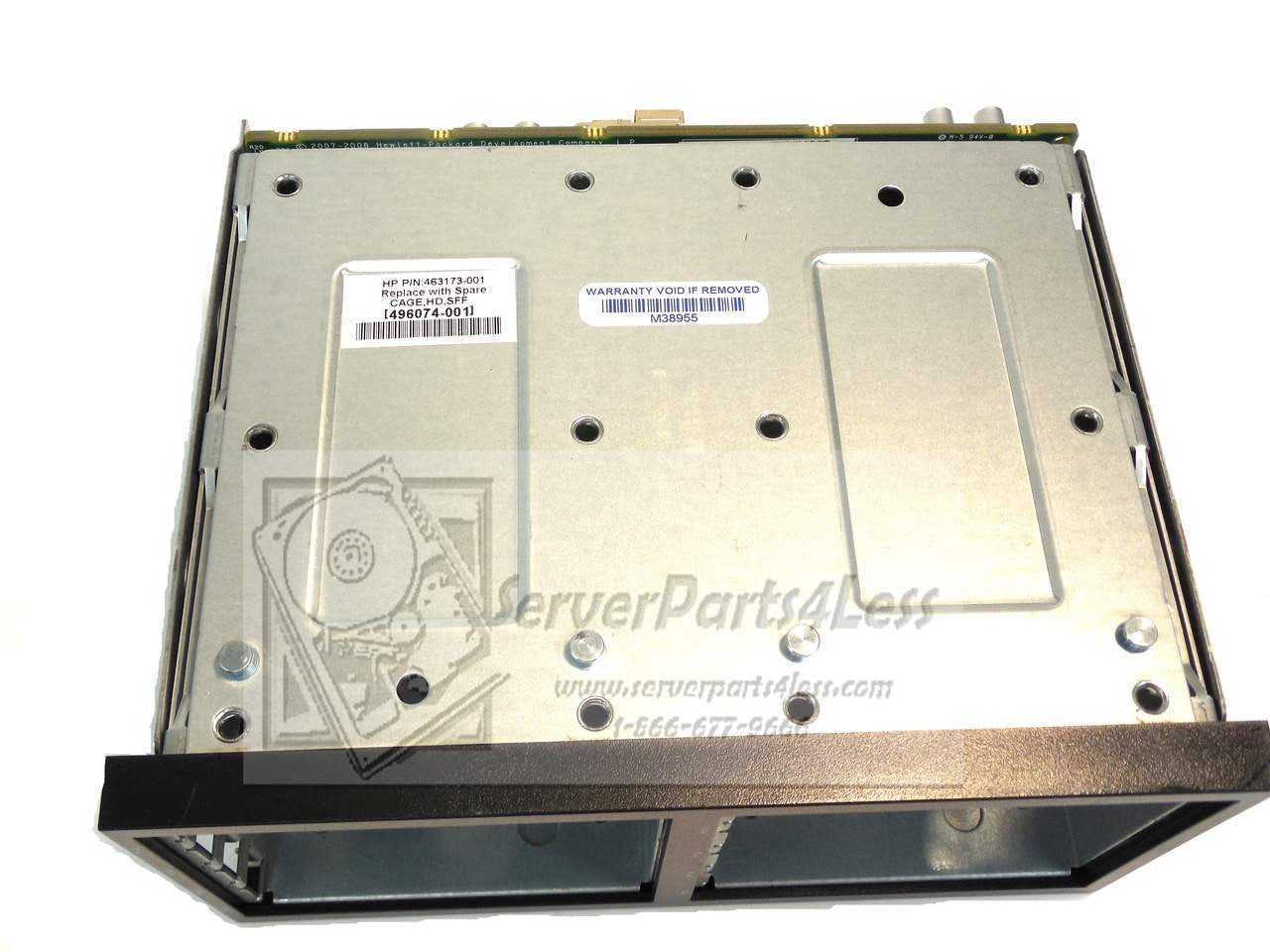 496074-001 HP Gen6 ProLiant DL380 SFF 8 Bay Hard Drive Cage