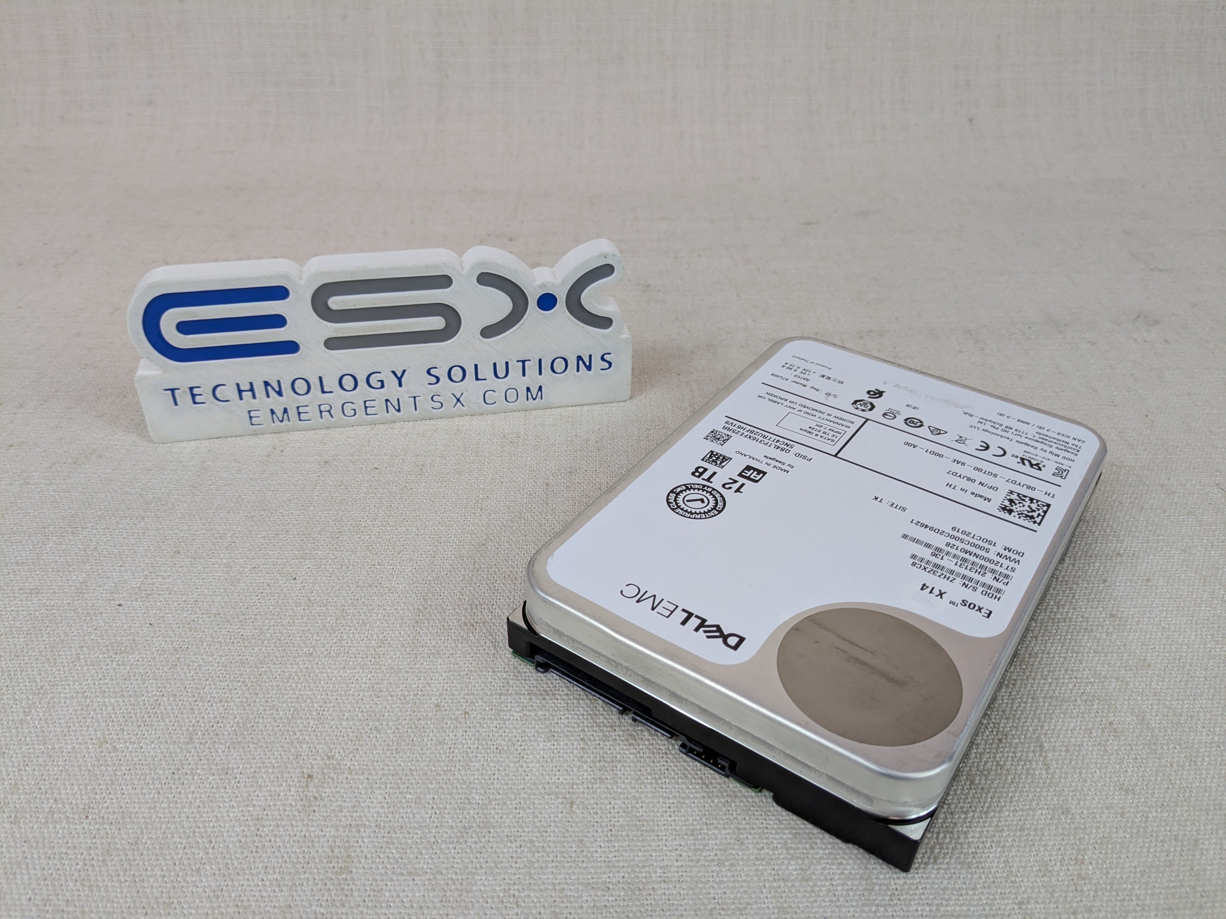 Dell 8JYD7 12TB 7.2k 6Gb/s 512e 3.5" SATA Hard Drive ST12000NM0128 No Tray
