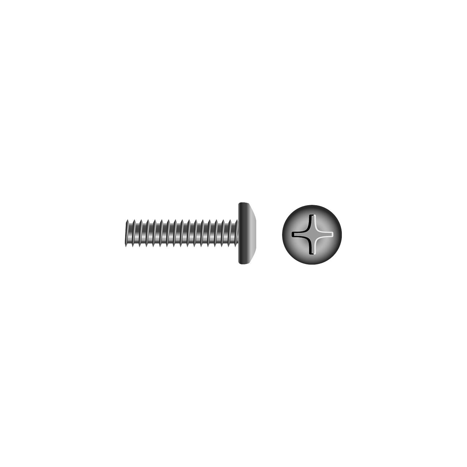 Seachoice SC3758 Phillips Machine Screw Pan Head. M4-.7 x 40