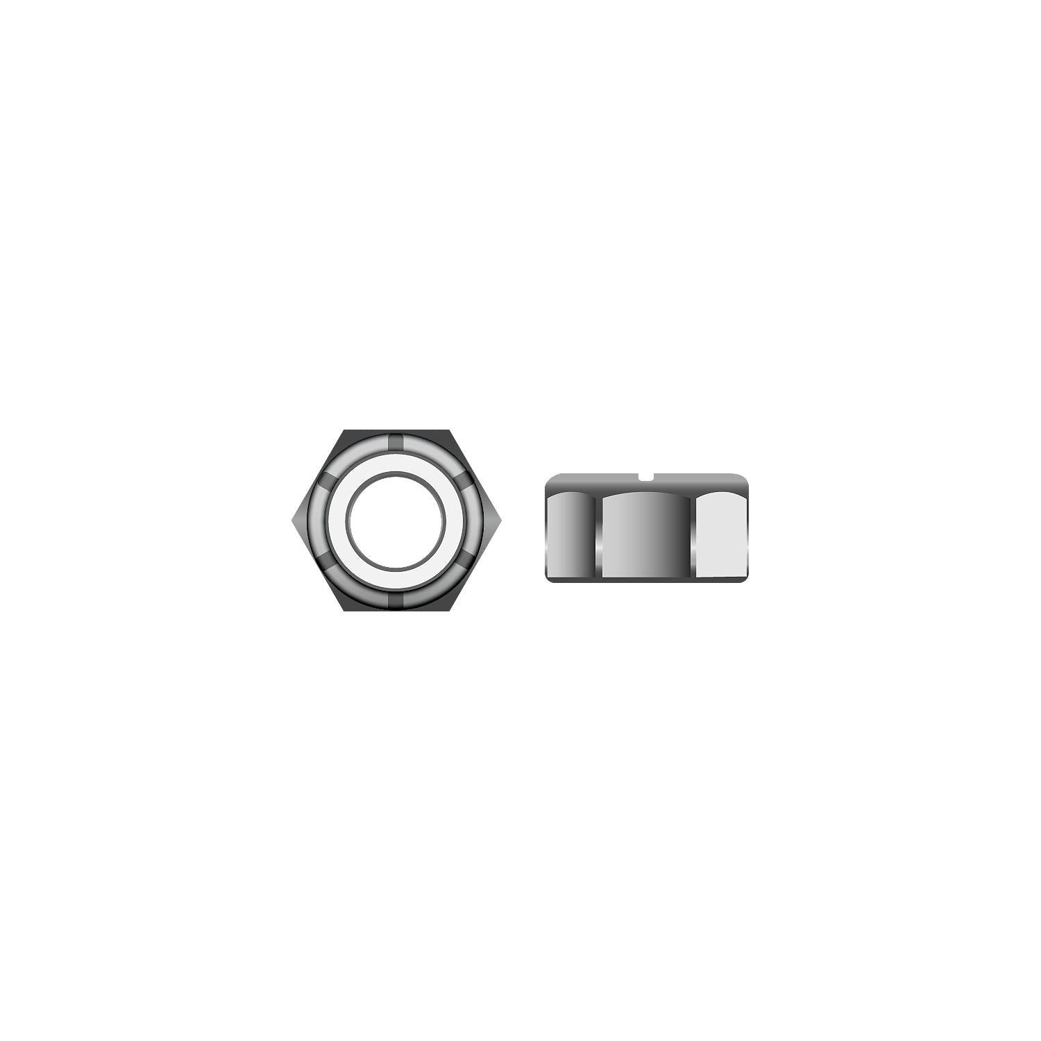 Seachoice SC1340 Nylon Insert Locknut Stainless 5/8-11