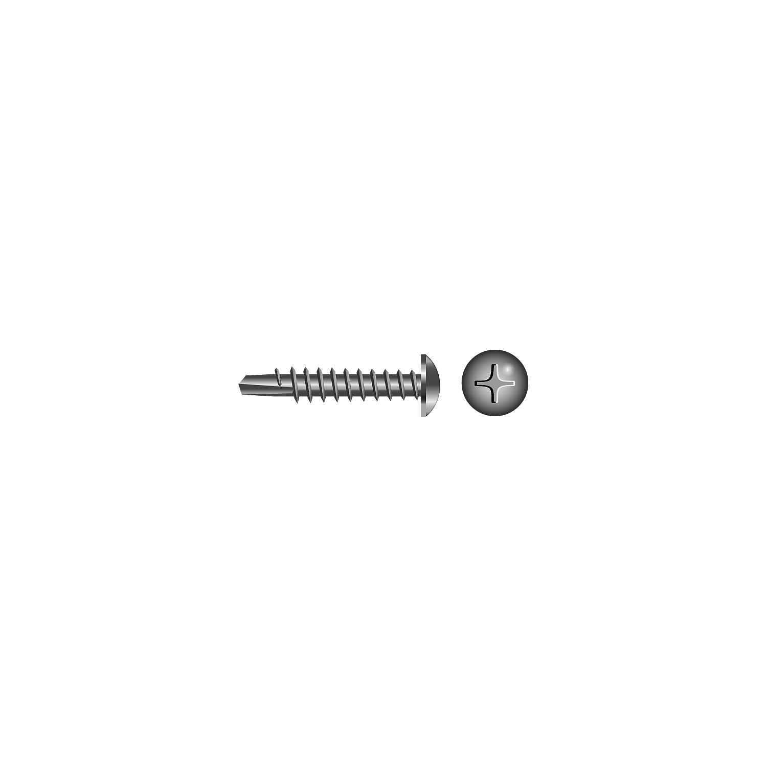 Seachoice SC7937 Phillips Self Drilling Screw Pan Head #10 x 1"