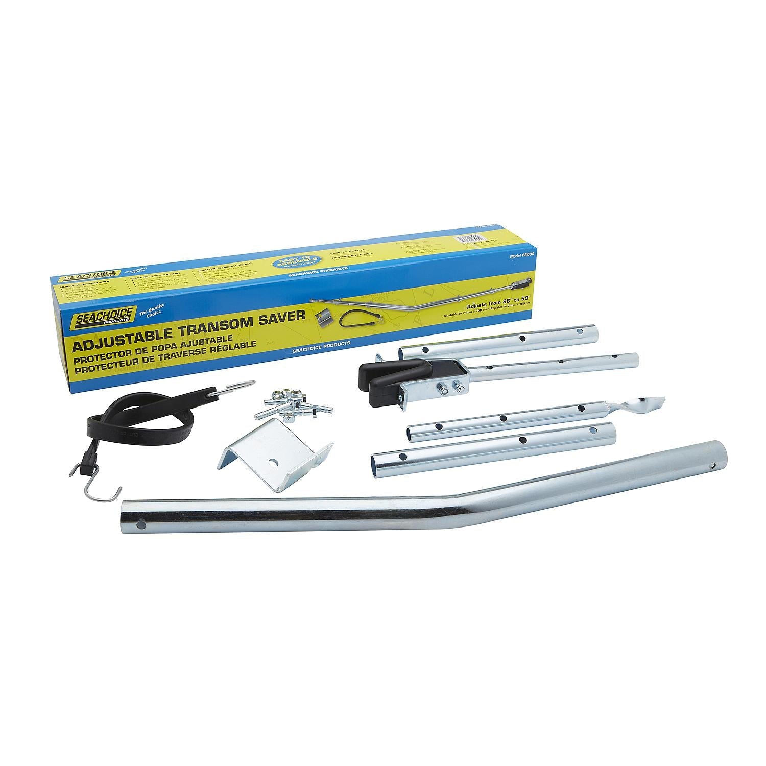 Seachoice 50-28004 Adjustable Angled Transom Saver, 28" 59"