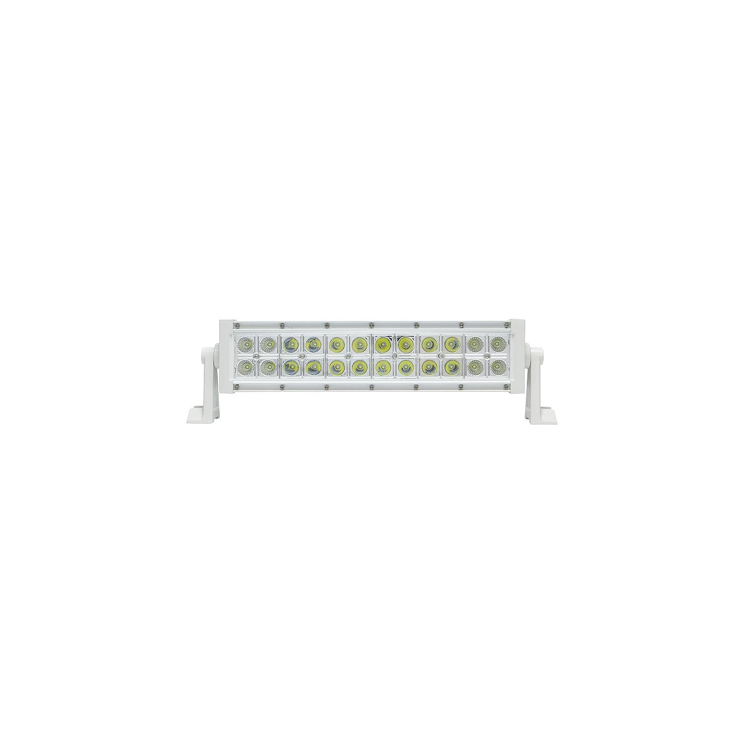 Seachoice UCL21CWSCH 51683 LED Spot/Flood Light Bar, White Housing 24 LEDs, 13.6", 12/24V