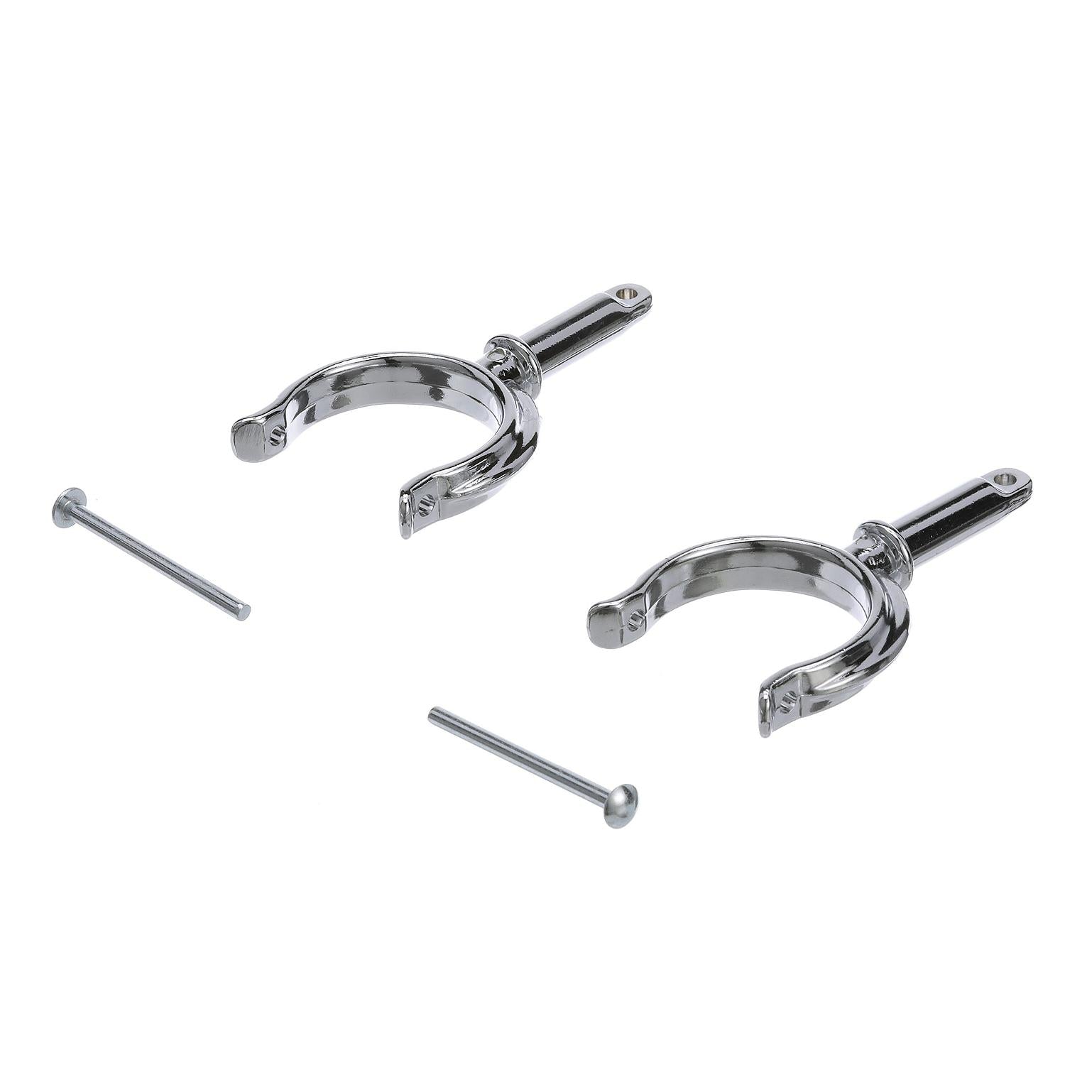Seachoice 50-70501 Chrome Plated Zinc Rowlock Horns Only (Sold as Pair)