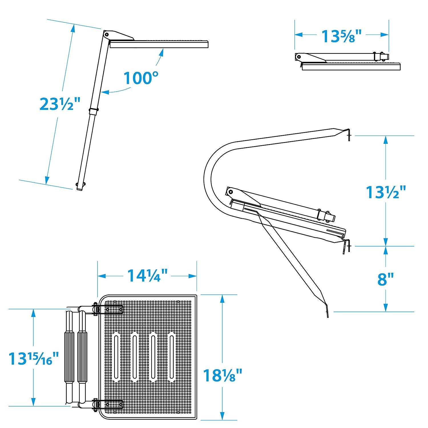 Seachoice 71351 Universal Swim Platform With Top Mount Ladder