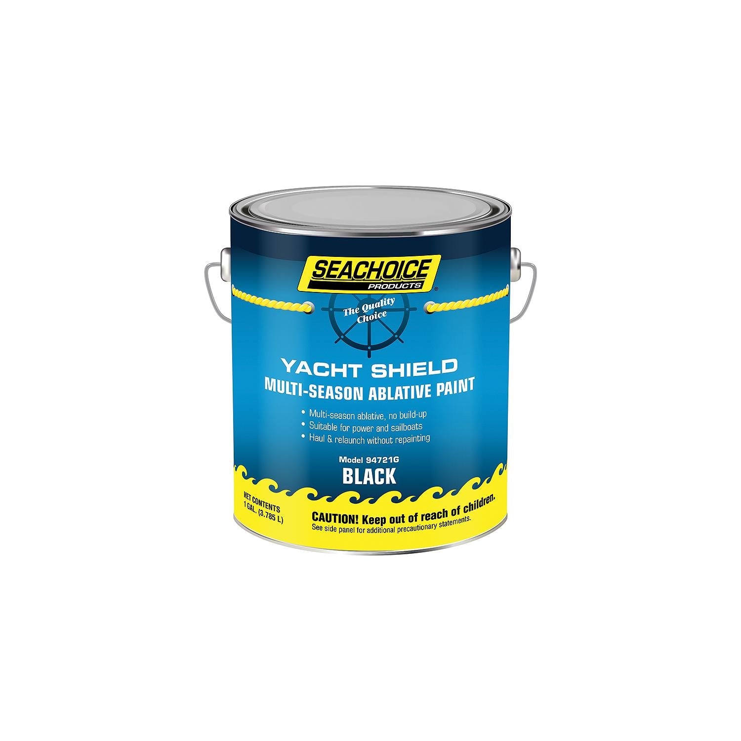 Seachoice YPM169/1 94723G Yacht Shield Multi-Season Antifouling Paint, Blue, 1 Gallon