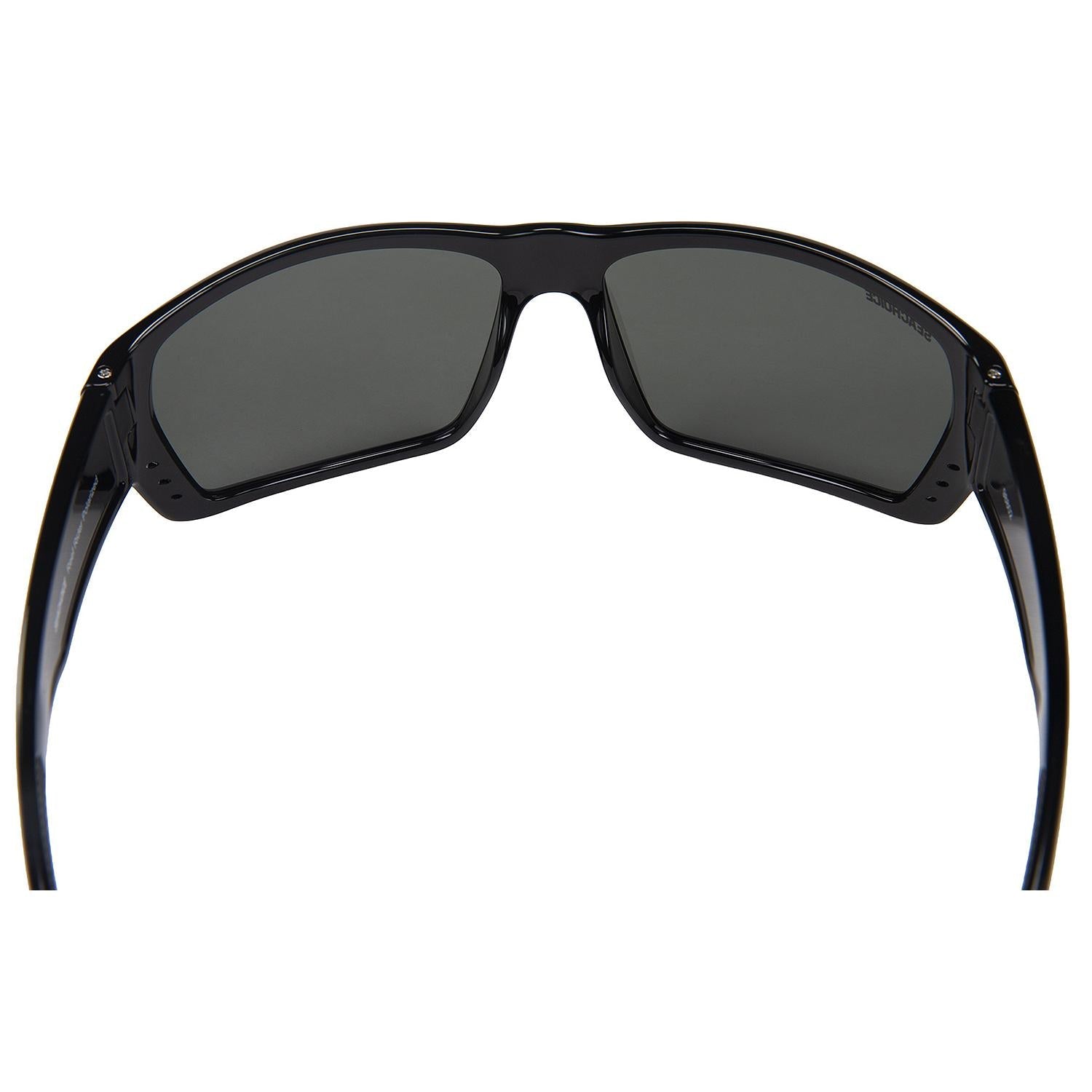 Seachoice YP120409000000 98802 "Reef Rider" Polarized Sunglasses, Frame: Shiny Black, Lens: Grey