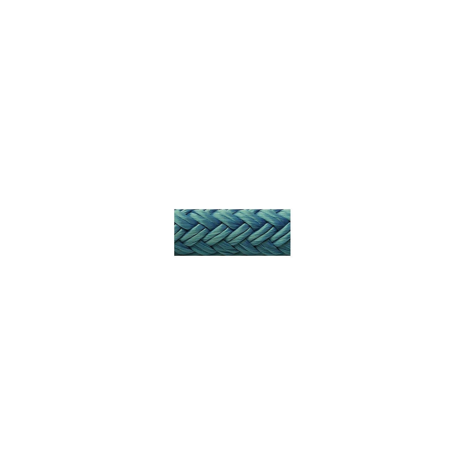 Seachoice Double-Braid Nylon Dock Line w/ Eye Splice, Pre-Shrunk, Heat Stabilized, 3/8 In. X 20 Ft., Blue