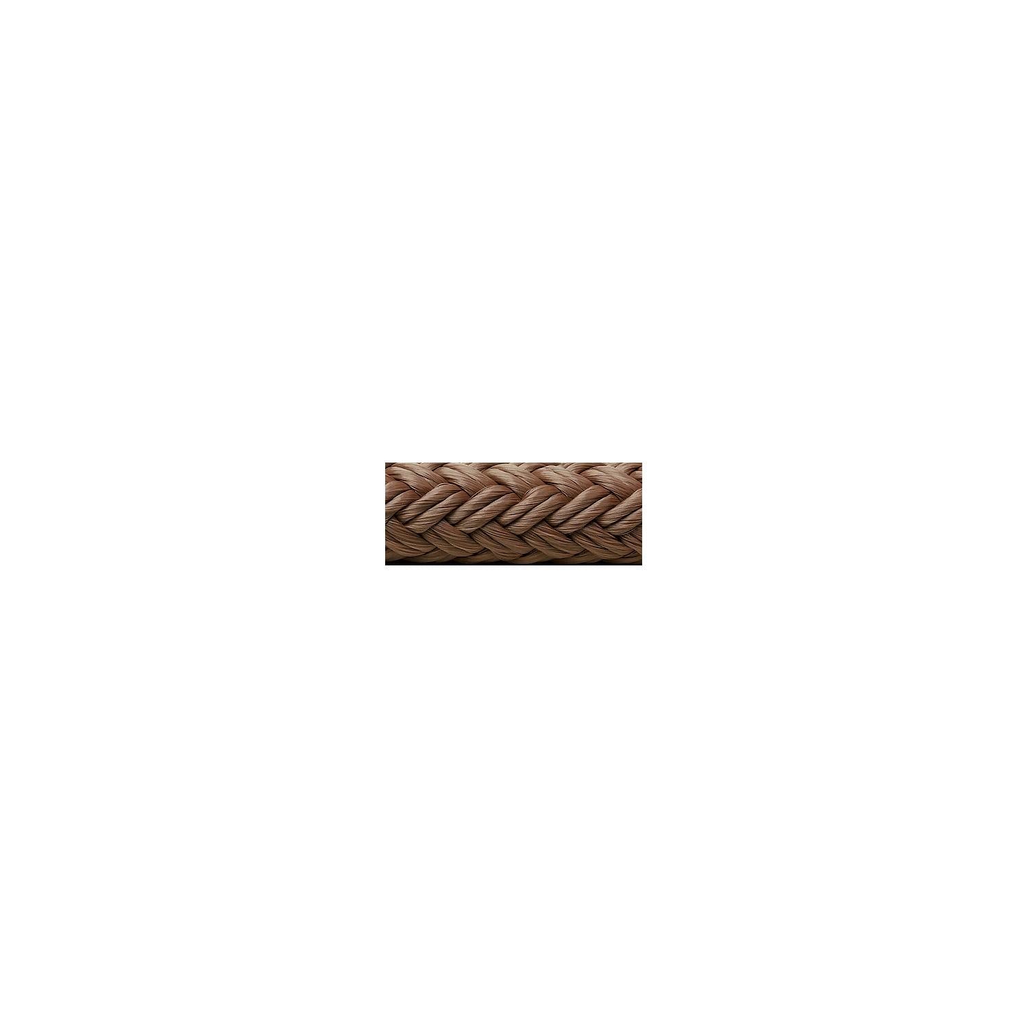 Seachoice Double-Braid Nylon Dock Line w/ Eye Splice, Pre-Shrunk, Heat Stabilized, 3/8 In. X 20 Ft., Burgundy
