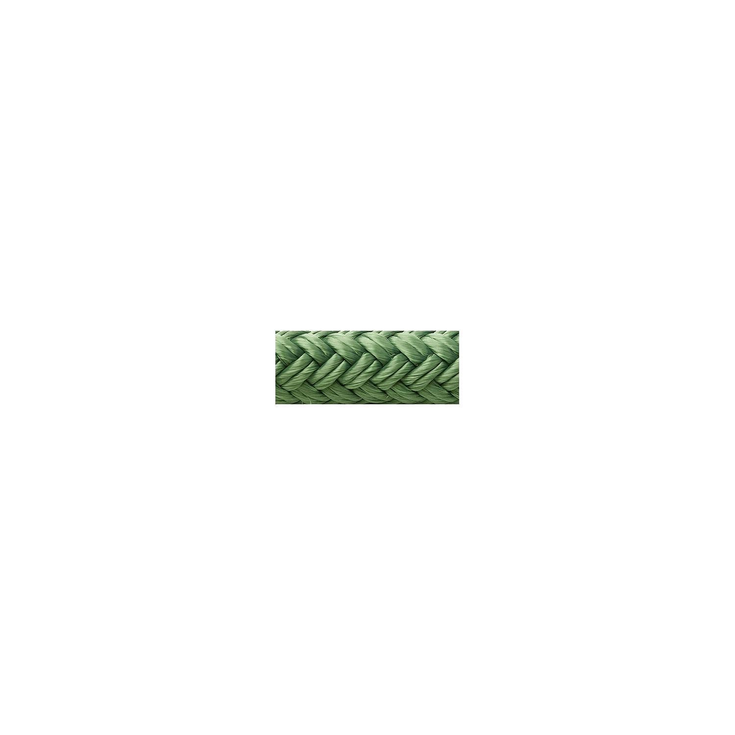 Seachoice Double-Braid Nylon Dock Line w/ Eye Splice, Pre-Shrunk, Heat Stabilized, 1/2 In. X 20 Ft., Forest Green
