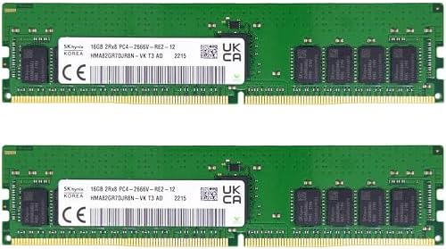Timetec Hynix IC DDR4 Registered ECC 1.2V 288 Pin RDIMM Server Memory RAM Module Upgrade (DDR4 2666MHz, 64GB KIT(2x32GB) 2R4)|B07T25HV18