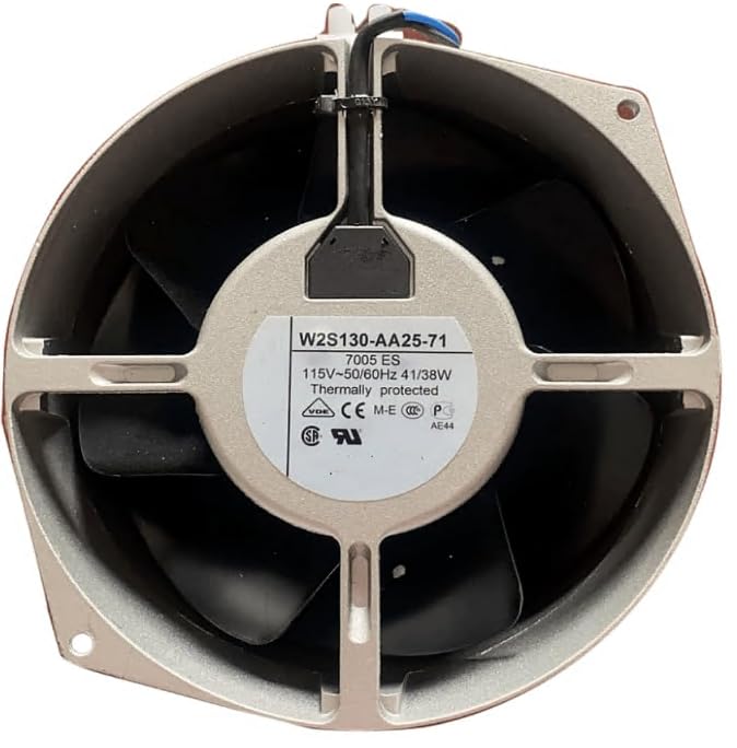 1 PCS W2S130-AA25-71 115VAC 41/38W 150×55mm 2-Wire Cooling Fan (Silver