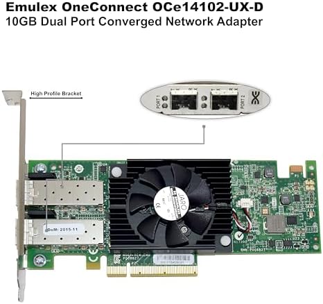 Emulex OneConnect 10Gigabit Ethernet Card OCE14102-UM|B00J76S3AW