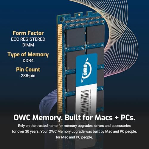 OWC 16GB DDR4 2400MHz PC4-19200 CL17 1.2V 288pin Server ECC Registered RDIMM Memory RAM Compatible with Dell EMC PowerEdge C6320 FC830 R430 R530 R630