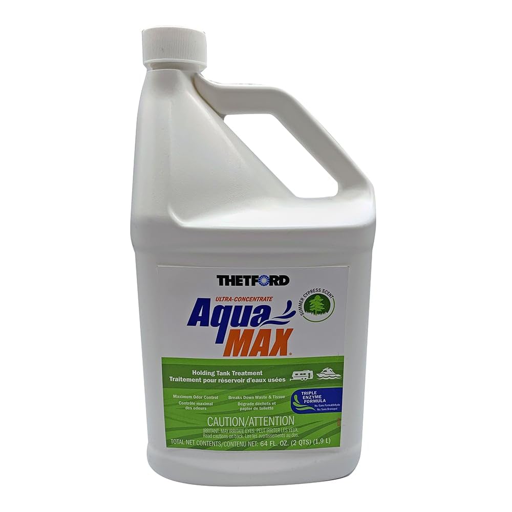 Thetford 96682 Aquamax Holding Tank Treatment, 1/2 Gal. Liquid, Summer Cypress Sent