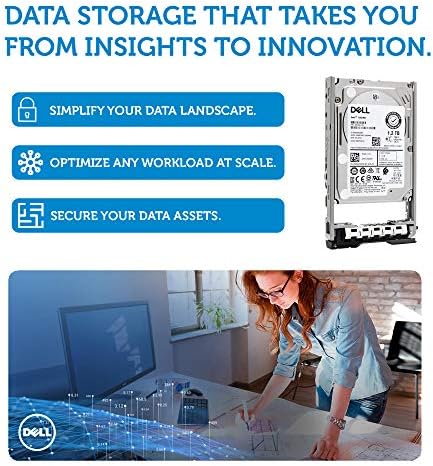Dell 400-AJPD 1.2TB 10K SAS 12G 2.5” | 0G2G54 ST1200MM0099 Exos 10E2400 | PowerEdge HDD Enterprise Hard Drive in 13G Tray Bundle with Compatily Screwdriver Compatible with 463-7475 89D42 R730 T310
