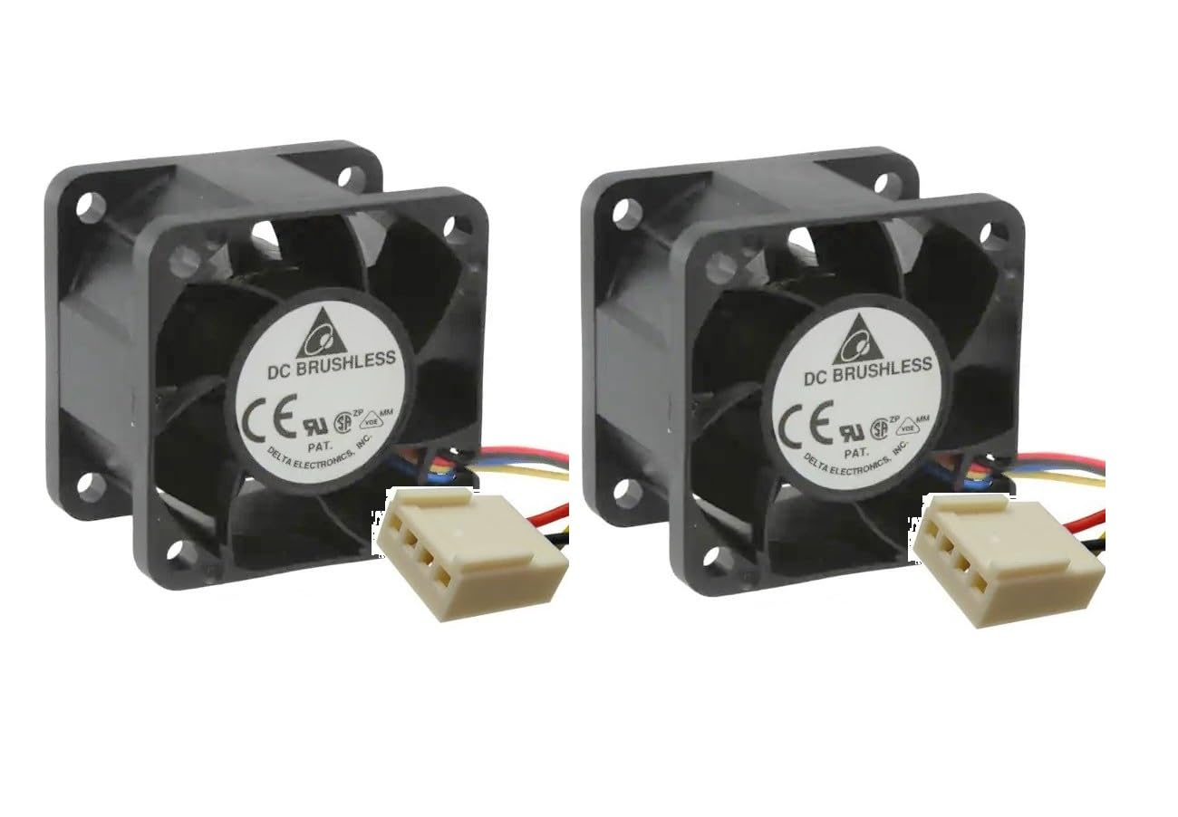 2x Replacement (Fan Only) Compatible with Cisco for ISR4330 ISR4331 800-42129-01; 700-45498-01