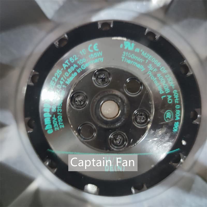 Cabinet Fan for R2E225-AT52-19 Ebm Papst Fan 230VAC 0.47/0.8A Centrifugal Fan|B0BL94RR35