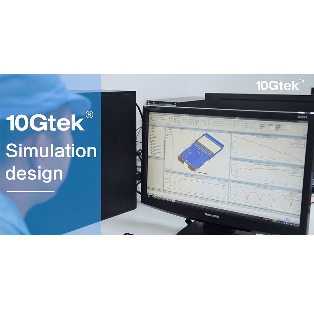 10Gtek SFP+ DAC Twinax Cable, Passive, Compatible with HP ProCurve J9283B, HP Aruba J9283D 3 Meter(10ft)