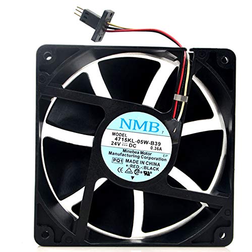 4715KL-05W-B39 for NMB System Cooling Fan,DC24V 0.36A 12038 Double Ball Frequency Converter axial Fan