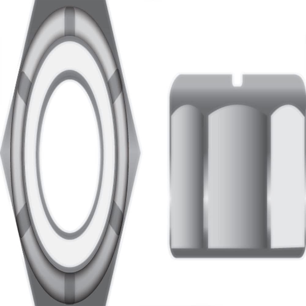 Seachoice MP1337SC Stainless Steel Nylon Insert Locknut, 3/8"-16