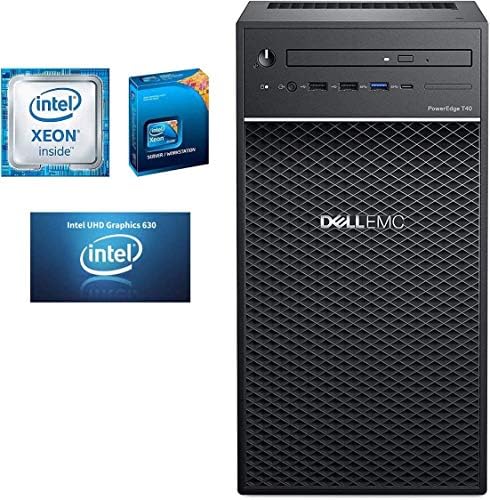 Dell PowerEdge T40 Server, BTX Intel Xeon E-2224G 3.5GHz, 8GB 2666MT/s DDR4, 1TB 7.2K RPM SATA, Windows Server License is not Included|B081RCM9F6