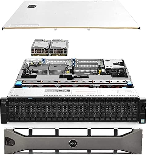 Dell PowerEdge R730xd Server 24B SFF 2U, 2X Intel Xeon E5-2690 v4 2.6Ghz (28-cores Total), 128GB DDR4 RAM, 4X 1.2TB 10K SAS 2.5” 12Gb/s HDD, H730P 2GB RAID, NIC 10Gb + I350 1Gb (Renewed)|B092SNZG3V