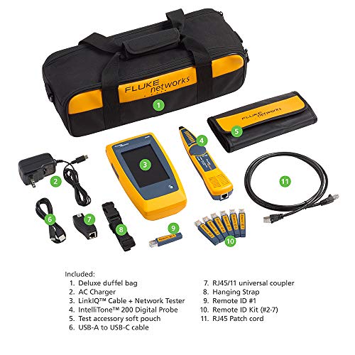 Fluke Networks LIQ-KIT LinkIQ Cable + Network Tester Kit