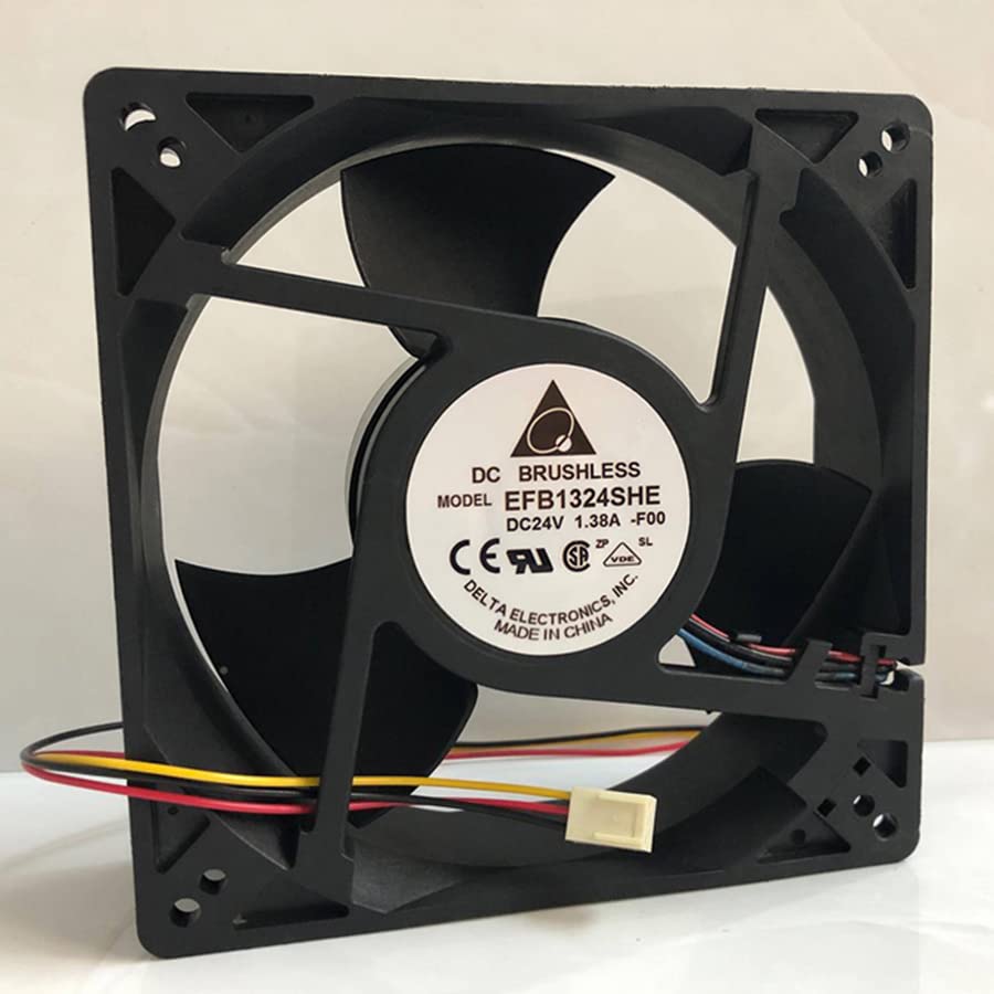 Delta EFB1324SHE 24V 33W 127mm High-Airflow Axial Inverter Fan