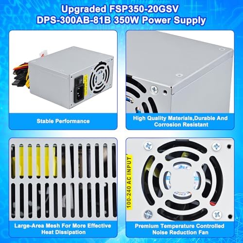 S-Union Upgraded FSP350-20GSV DPS-300AB-81B 350W POE VCR Power Supply Compatible with FSP FSP350-20GSV DPS-300AB-81 FSP35020GSV FSP300-20GSV 7916NP DS-7916N-E4 DS-7916N-16P Recorder Power Supply|B0DP8LPLRL