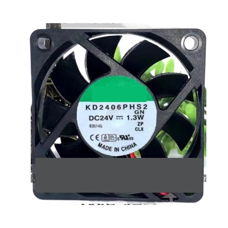 SUNON KD2406PHS2 DC 24V 1.3W 60x60x15mm 2-Wire Server Cooling Fan