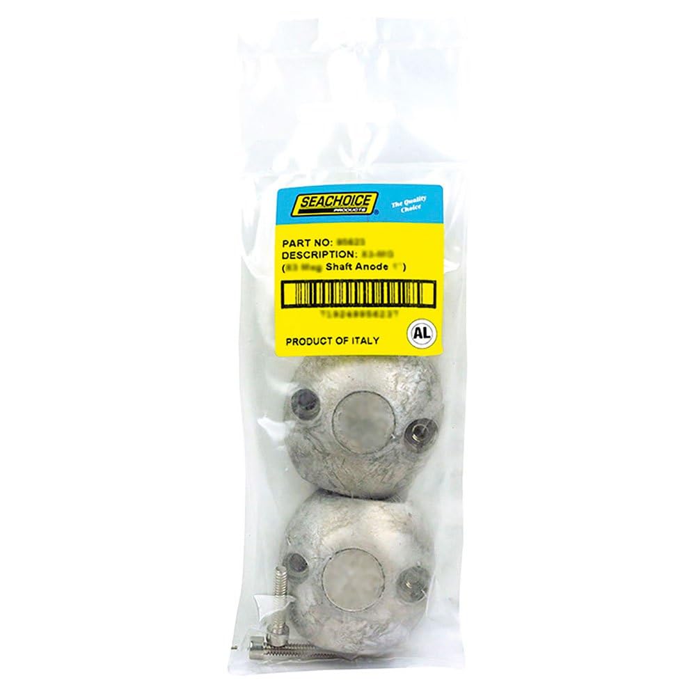 Seachoice 95624 Streamlined Shaft Anode w/Allen Screw, Aluminum, Model X4, Size 1-1/8"