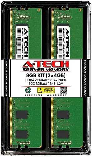 A-Tech 64GB Kit (2x32GB DDR4 2666MHz PC4-21300 ECC RDIMM 2Rx4 Dual Rank 1.2V ECC Registered DIMM 288-Pin Server & Workstation RAM Memory Upgrade Modules (A-Tech Enterprise Series