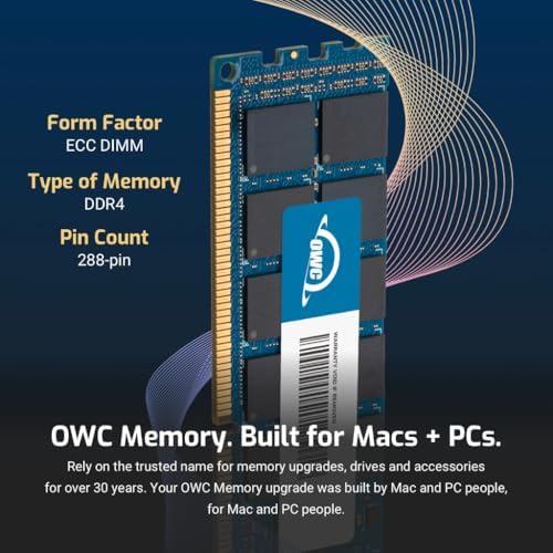 OWC 32GB DDR4 3200 PC4-25600 CL22 2Rx8 288-pin 1.2V ECC Unbuffered UDIMM Memory RAM Module Upgrade Compatible with Dell EMC PowerEdge Tower Server T150 T350