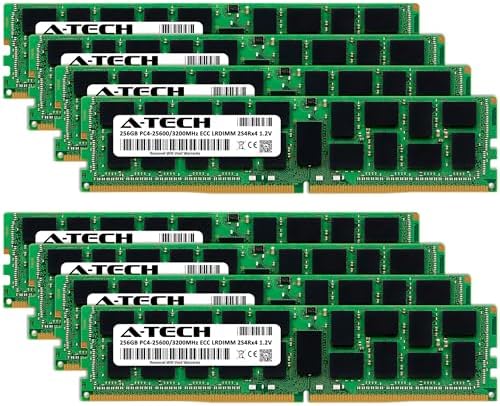 A-Tech 64GB Kit (2x32GB DDR4 2400MHz PC4-19200 ECC LRDIMM 4Rx4 Quad Rank 1.2V Load Reduced DIMM 288-Pin Server RAM Memory Upgrade Modules (A-Tech Enterprise Series