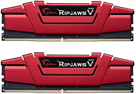 G.SKILL RipjawsV Series DDR4 RAM (XMP) 32GB (2x16GB) 3200MT/s CL16-18-18-38 1.35V Intel AMD Desktop Computer Memory U-DIMM - Black (F4-3200C16D-32GVK)|B0171GQR0C