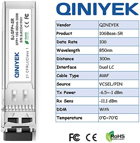 [2 Pack] 1.25/2.5/5/10G SFP+ to RJ45 Transceiver, Copper SFP+ Module, Cat.6a/7, up to 30m, for Cisco SFP-10G-T-S, MikroTik S+RJ10, Ubiquiti UF-RJ45-10G, Netgear AXM765, Netgear, TP-Link, Fortinet|B0BZPD68R7