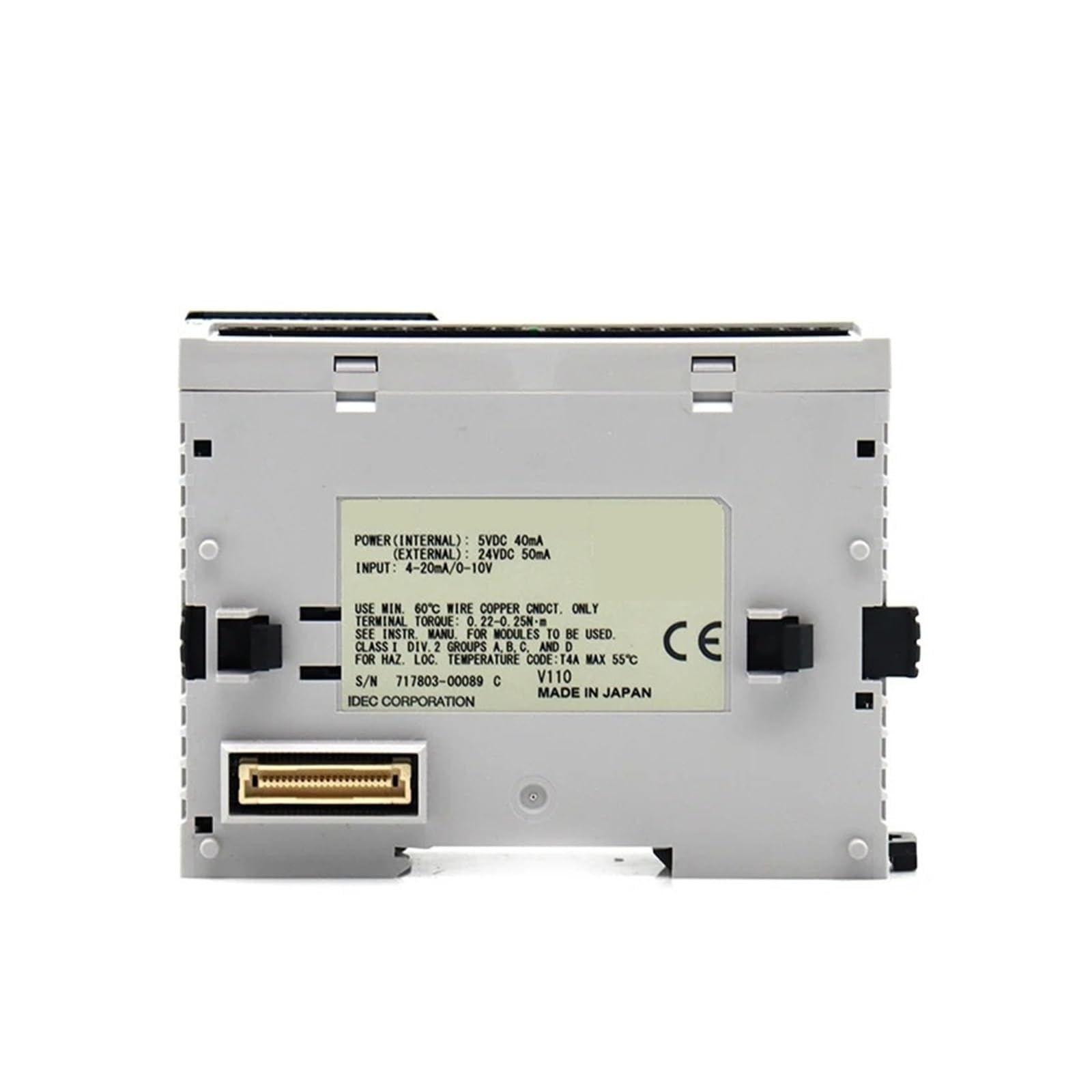 PLC FC4A-J8C1 Analog I/O Module 8 inputs FC4A-J8C1 Voltage 0 to 10VDC Current 4 to 20mA Ladder - aloinfousa.com