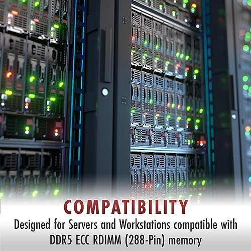 A-Tech 32GB Kit (2x16GB) RAM for Dell PowerEdge HS5620, MX760c, R660xs, R6625, R760, R760xa, R760xs, R7615, T560, XE8640 | DDR5 4800MHz PC5-38400 EC8 RDIMM 1Rx8 ECC Registered Server Memory Upgrade|B0CG7QPK5S