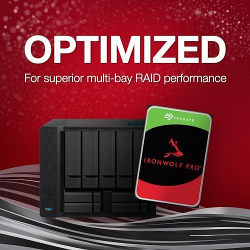 Seagate IronWolf Pro 24TB Enterprise NAS Internal HDD Hard Drive – CMR 3.5 Inch SATA 6Gb/s 7200 RPM 512MB Cache for RAID Network Attached Storage, Rescue Services (ST24000NT002)|B0CSPCFKR9