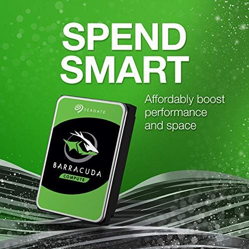 Seagate BarraCuda 8 TB Internal Hard Drive HDD – 3.5 Inch SATA 6 Gb/s, 5,400 RPM, 256 MB Cache for Computer Desktop PC (ST8000DMZ04/004)|B07H289S7C